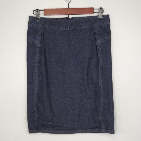 Converse Dark Wash Casual Denim Jean Pencil Skirt Size 26 - Picture 1 of 10